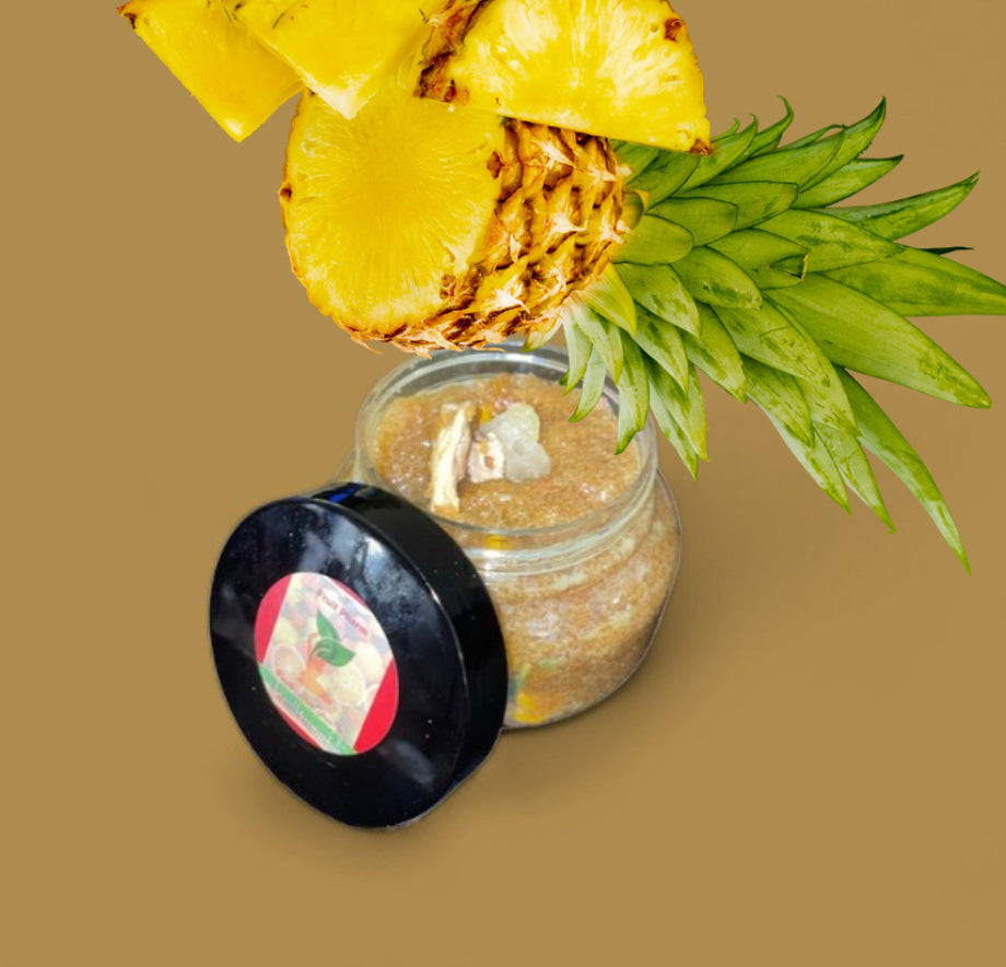 Pineapple Polished Lip or Body Scrubs