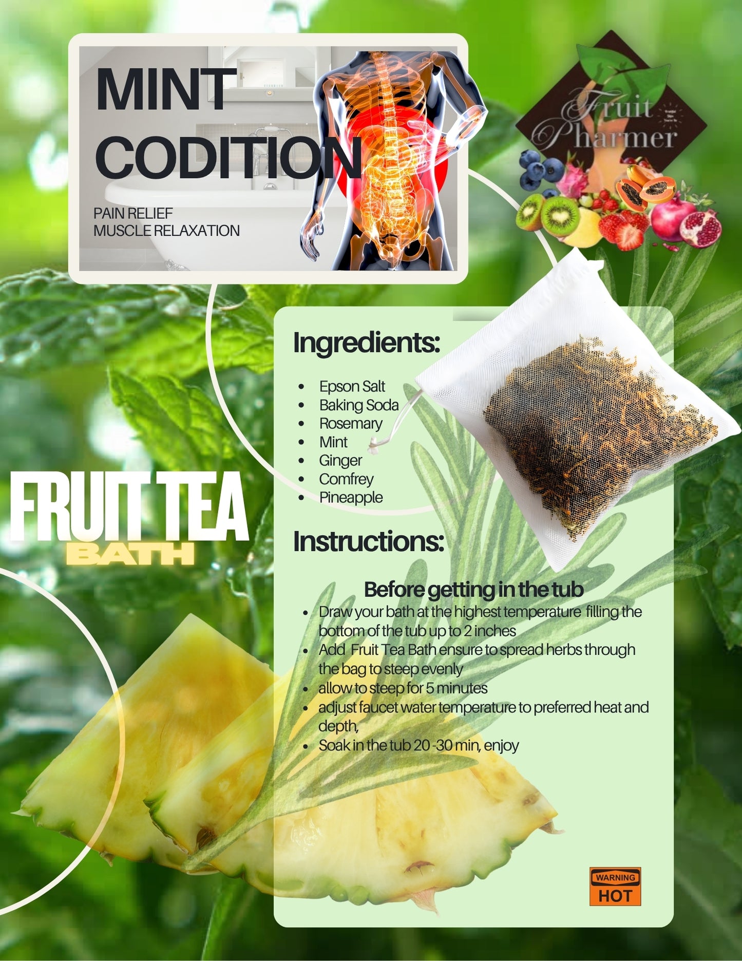 FRUIT TEA BATHS